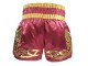 Classic Muay Thai Shorts : CLS-002 Maroon